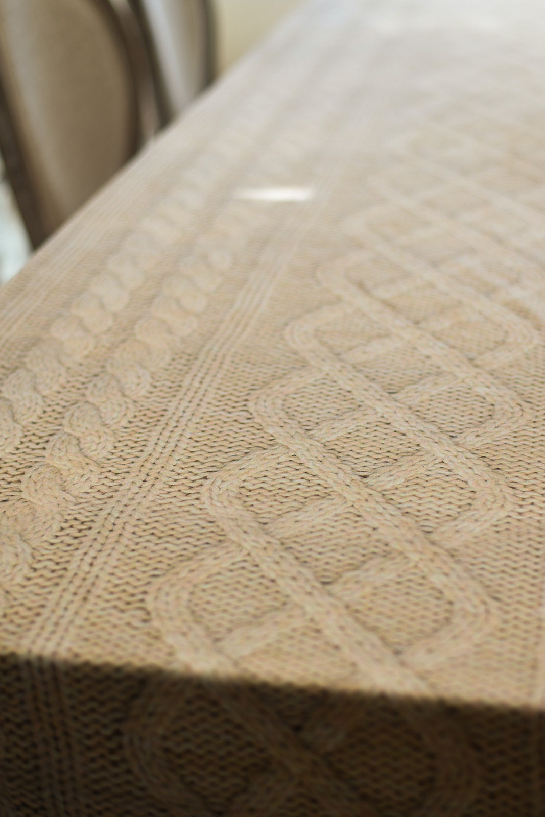 Velvet Cable Print in Cashew with Pen Kunstler
