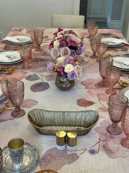 September Florals- Burlap
