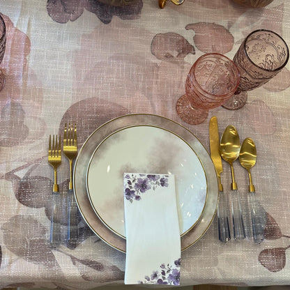September Florals- Burlap