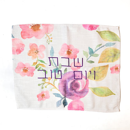Burlap Challah Cover