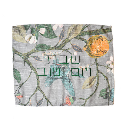Burlap Challah Cover