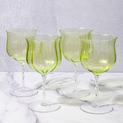 Flower Spiral Glass