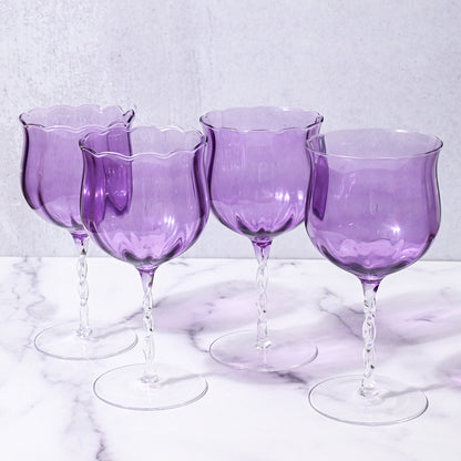 Flower Spiral Glass