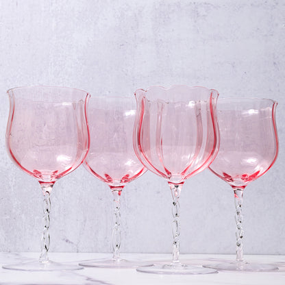 Flower Spiral Glass