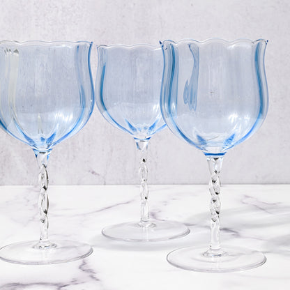 Flower Spiral Glass