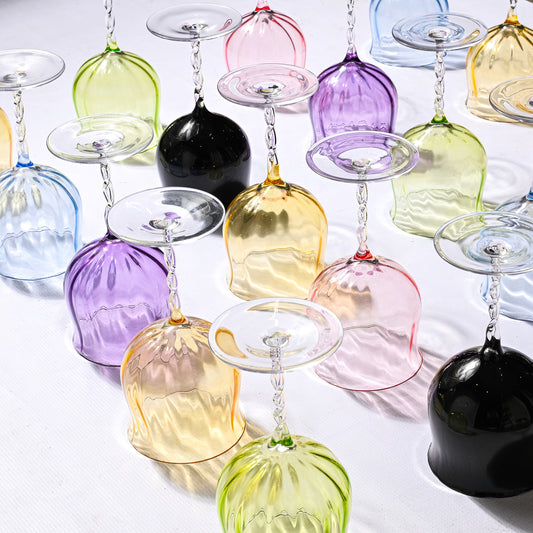 Flower Spiral Glass