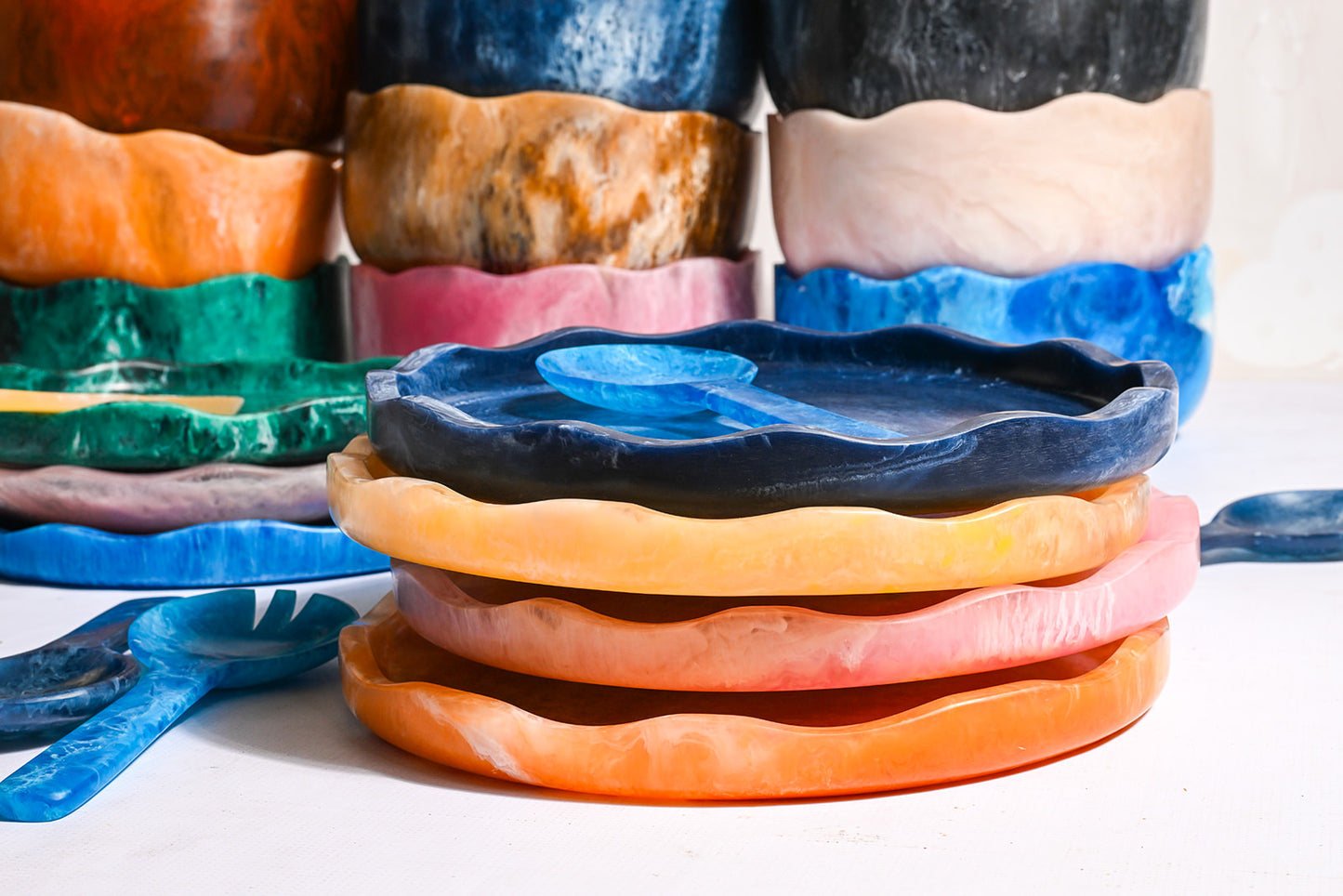 Scalloped Flat Tray