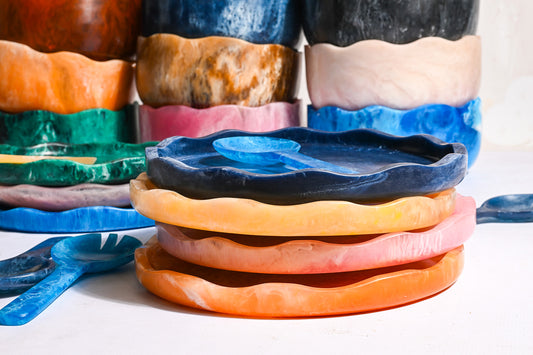 Scalloped Flat Tray