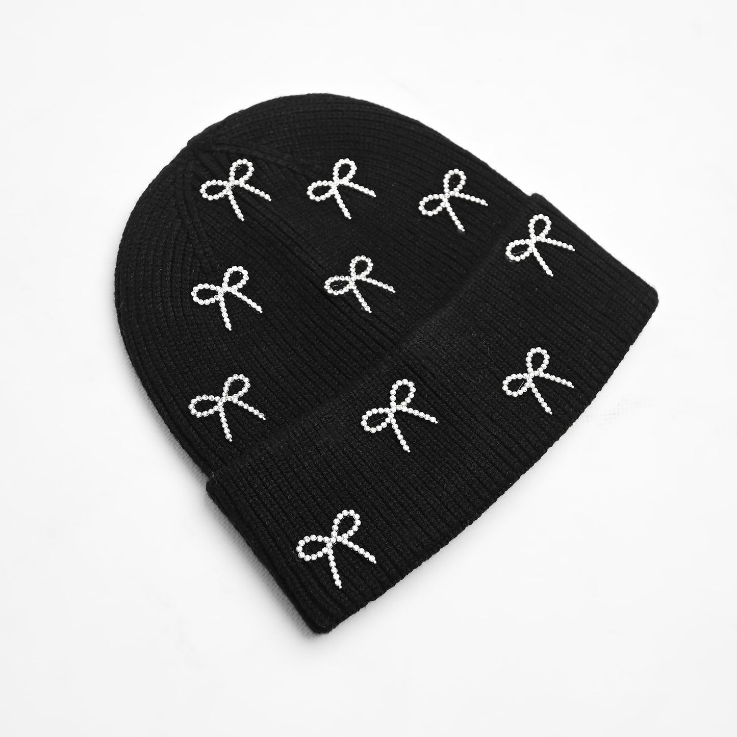 Crystal Bow Beanie