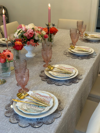 Solid: Grey Taupe Burlap
