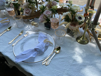 White Flower Eyelet Design