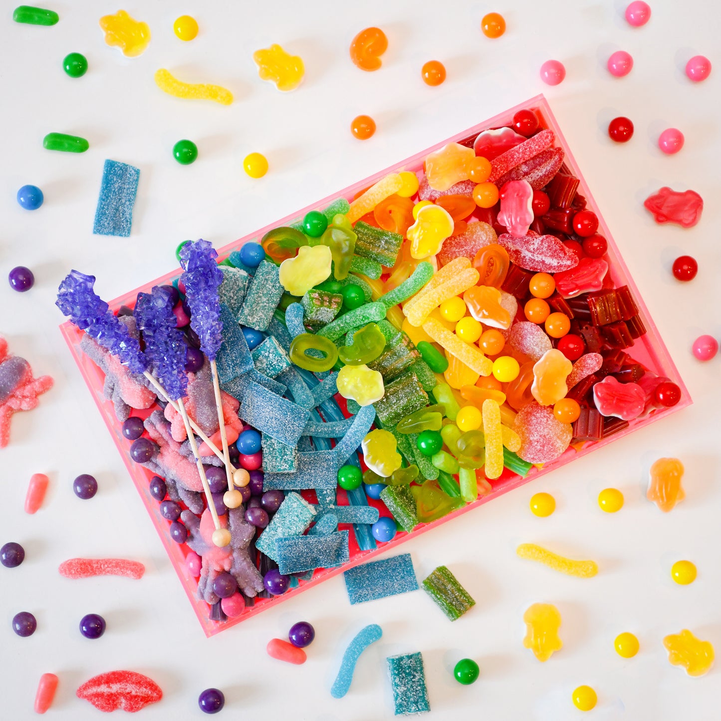 Signature Rainbow Standard lucite Tray