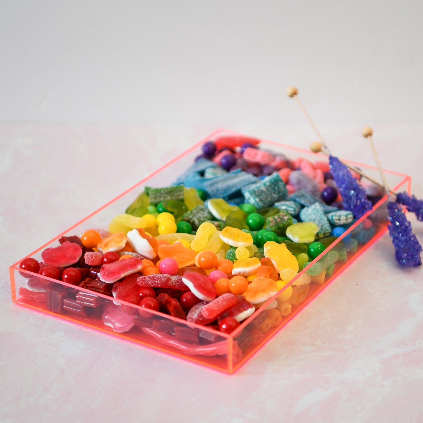 Signature Rainbow Standard lucite Tray