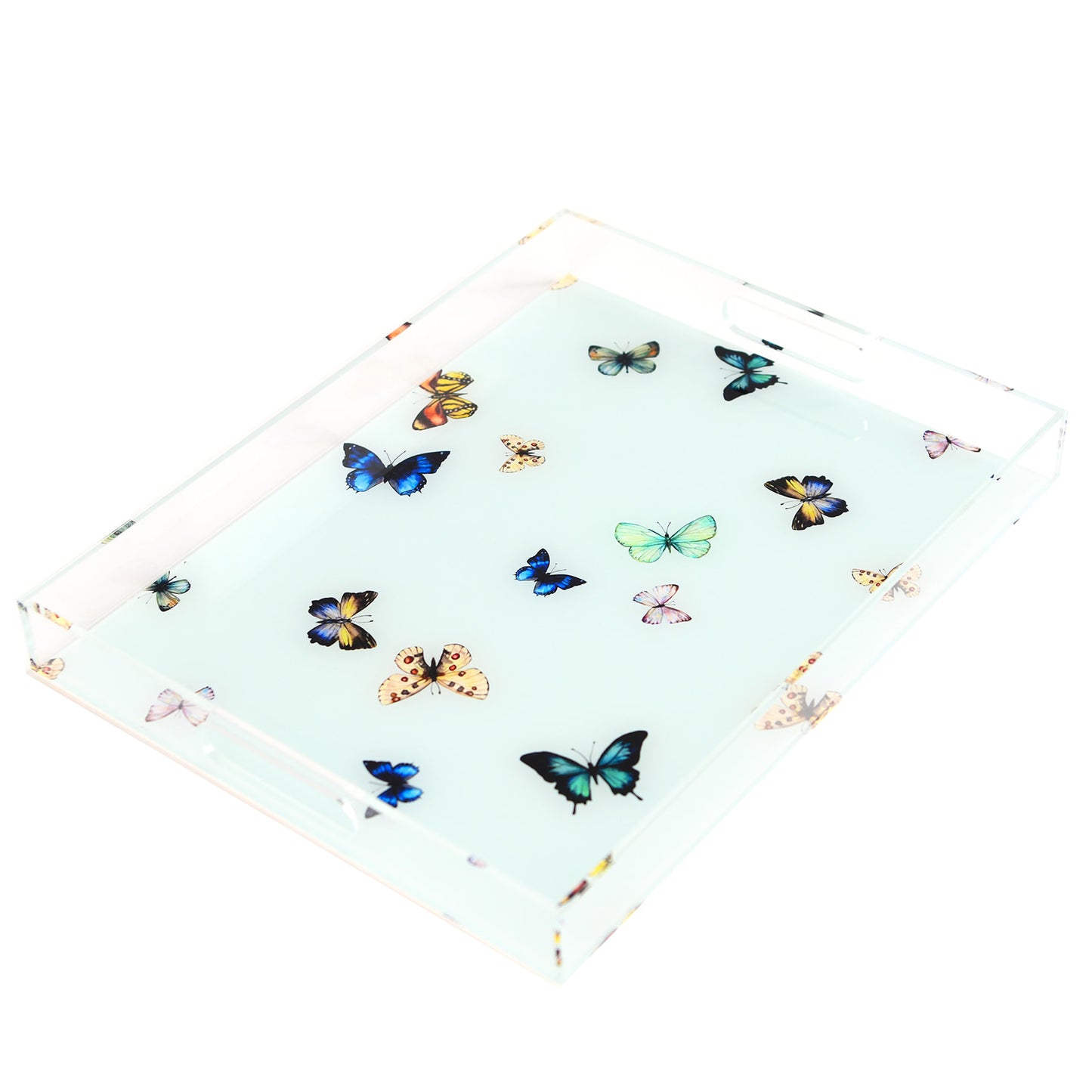 Blue Butterflies Lucites