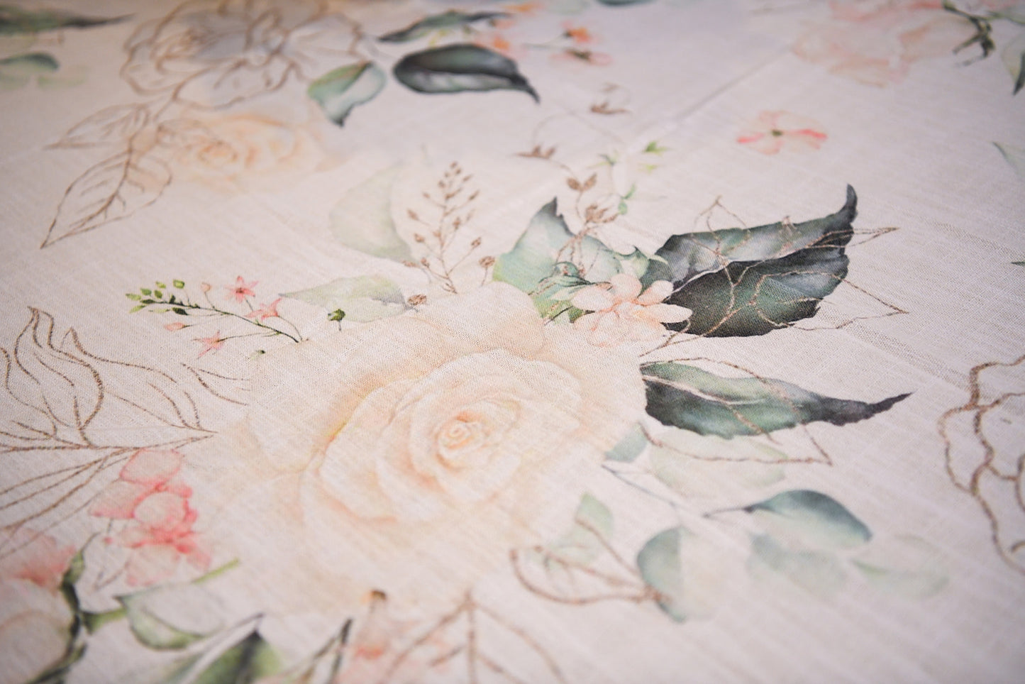 Greens and Gold LINEN
