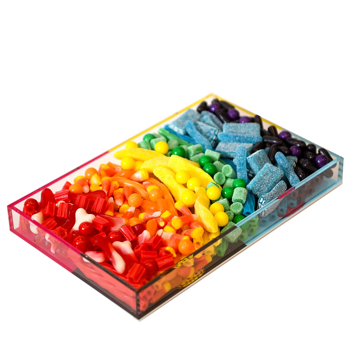 Medium Luxury Lucite Tray with cover