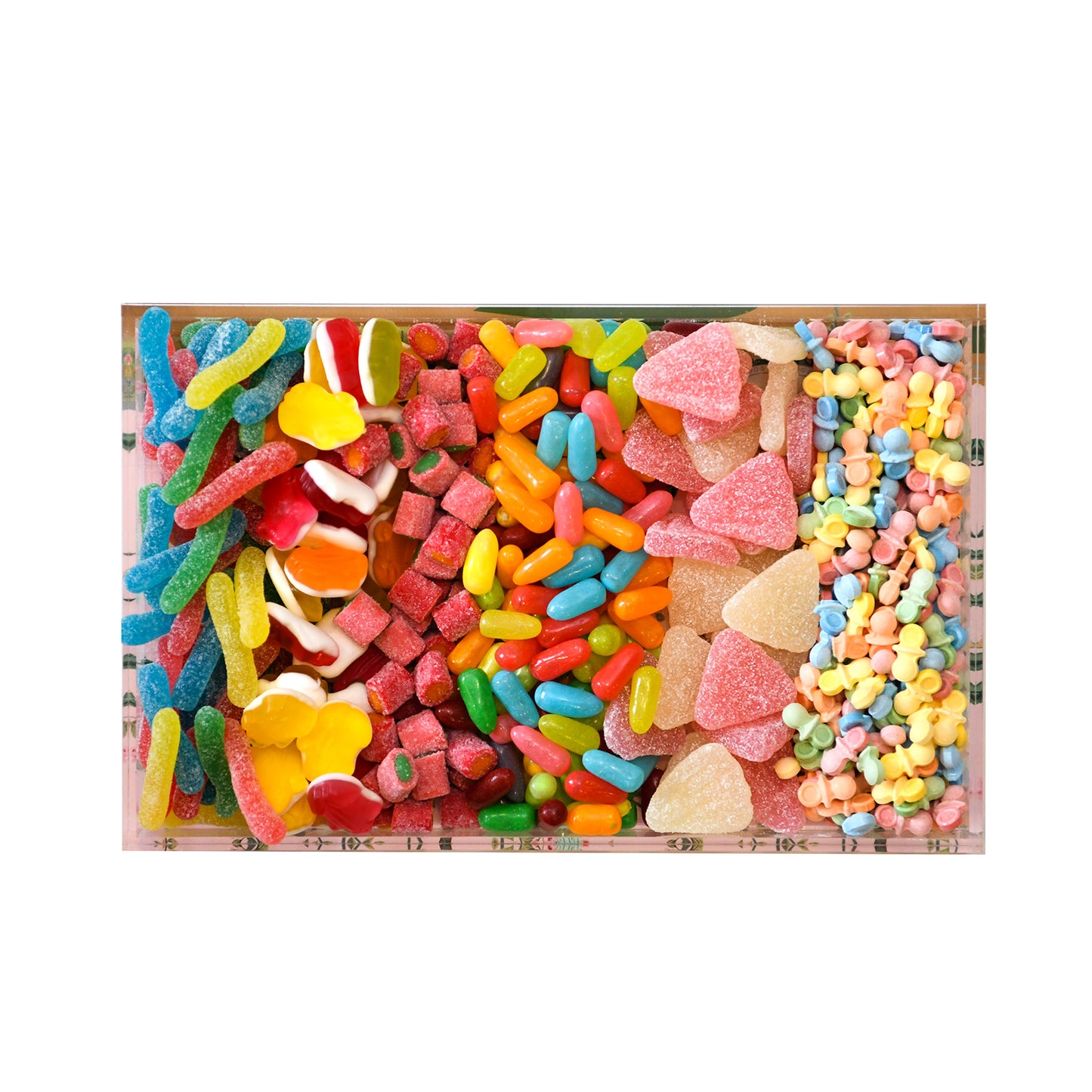 Medium Luxury Lucite Tray with cover