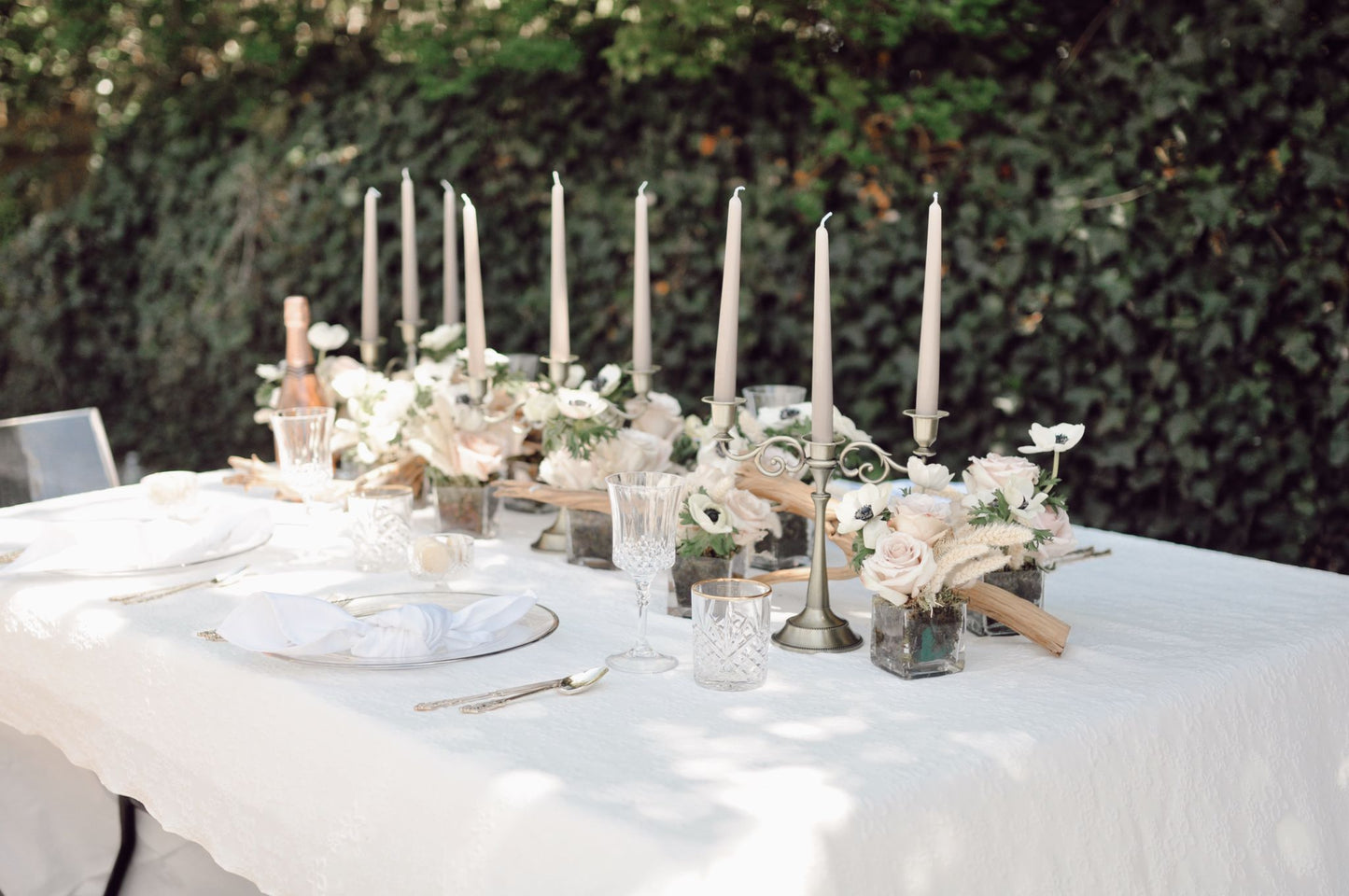 White Flower Eyelet Design