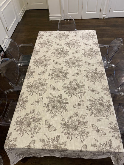 Taupey Toile Burlap
