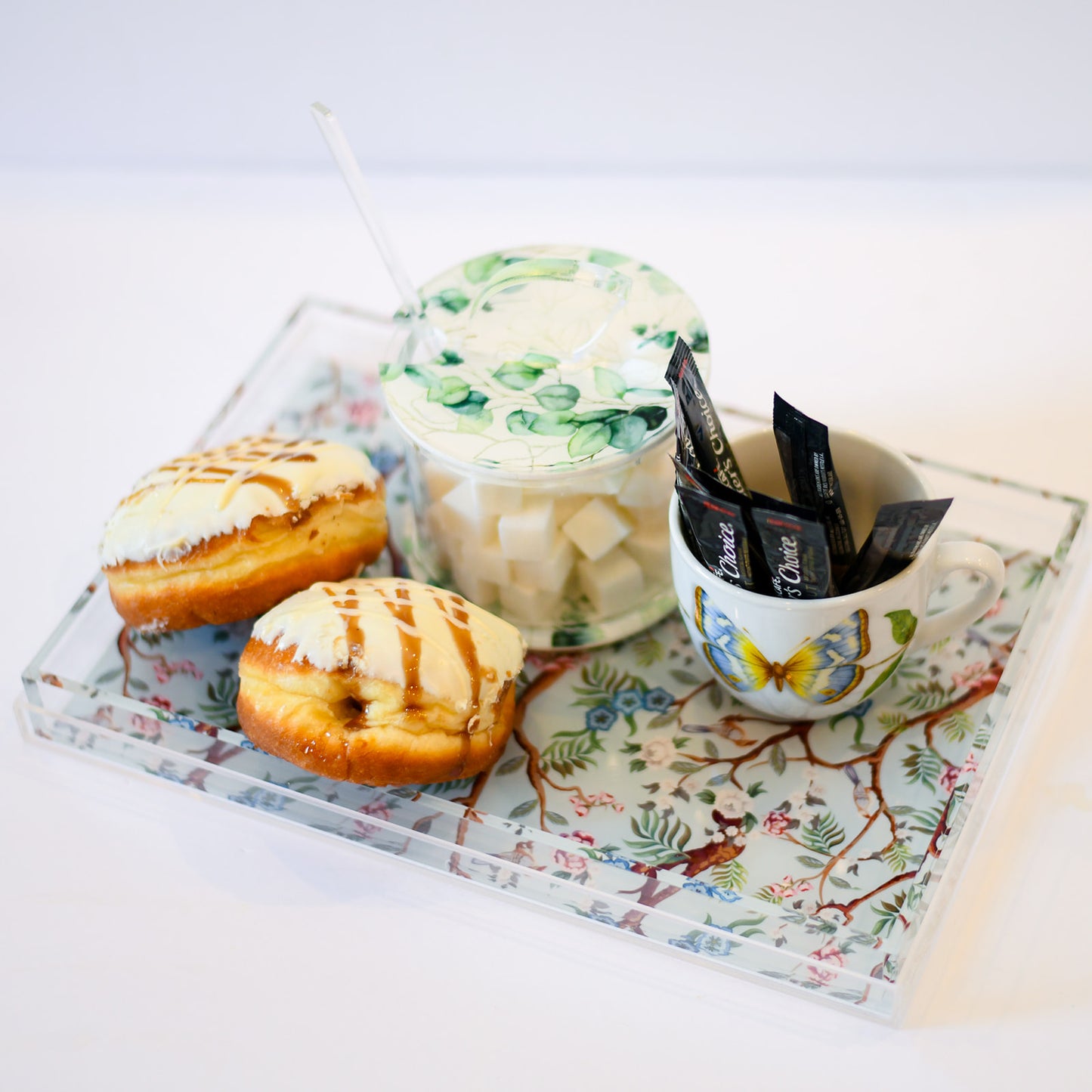 Breakfast Coffee Set with Tray