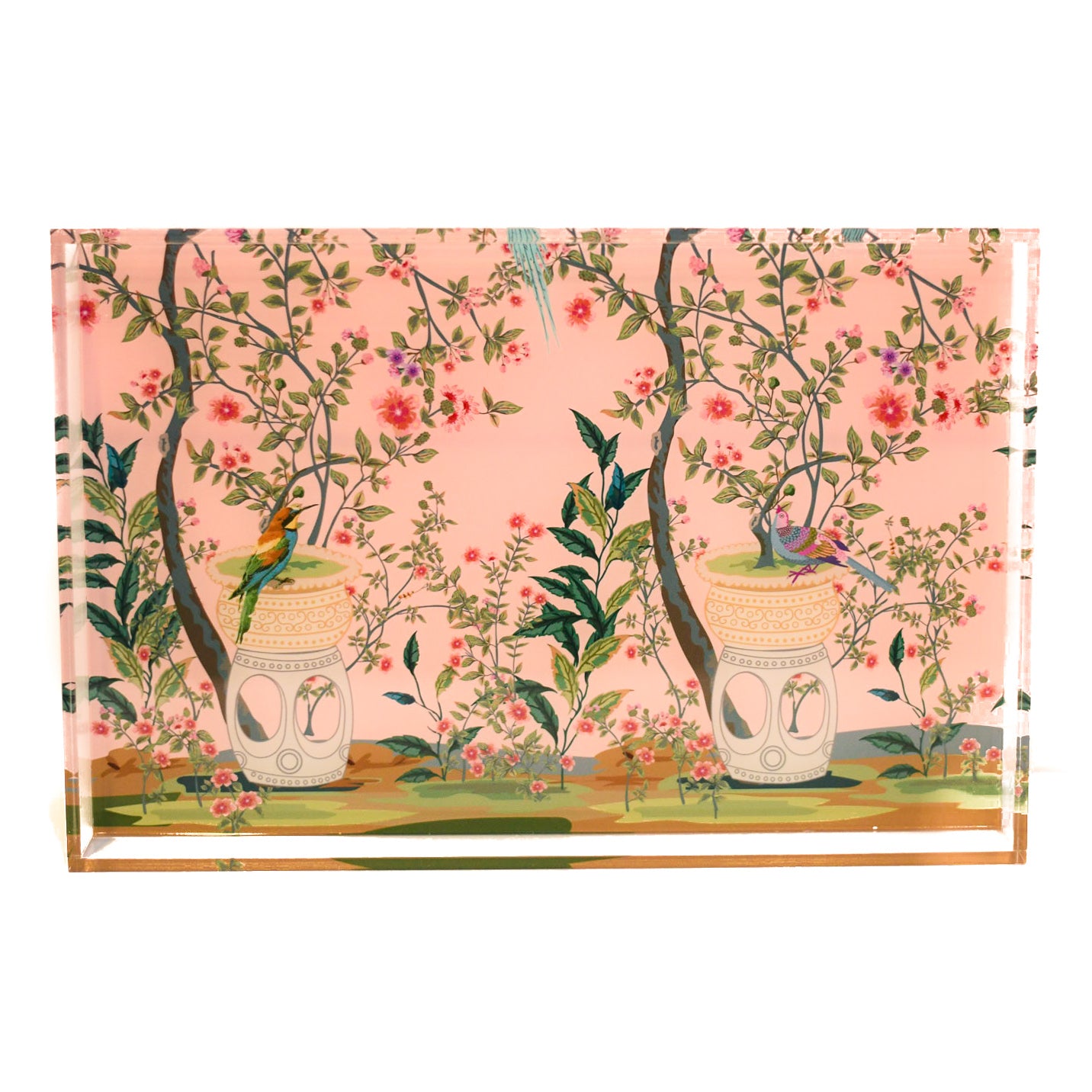 French Tapestry Design Lucites