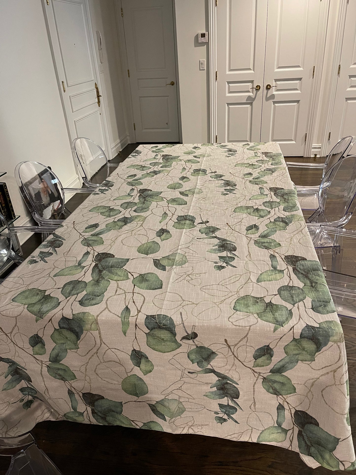 Green Leaf Burlap