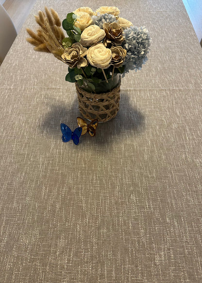 Solid: Grey Taupe Burlap