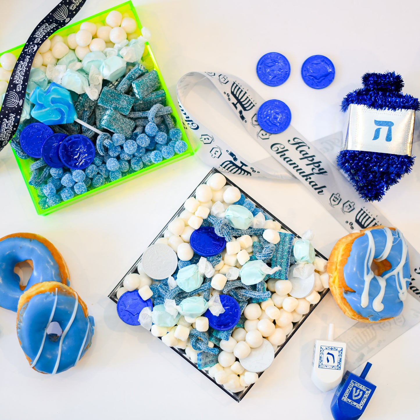 Small Chanukah Theme Candy Tray