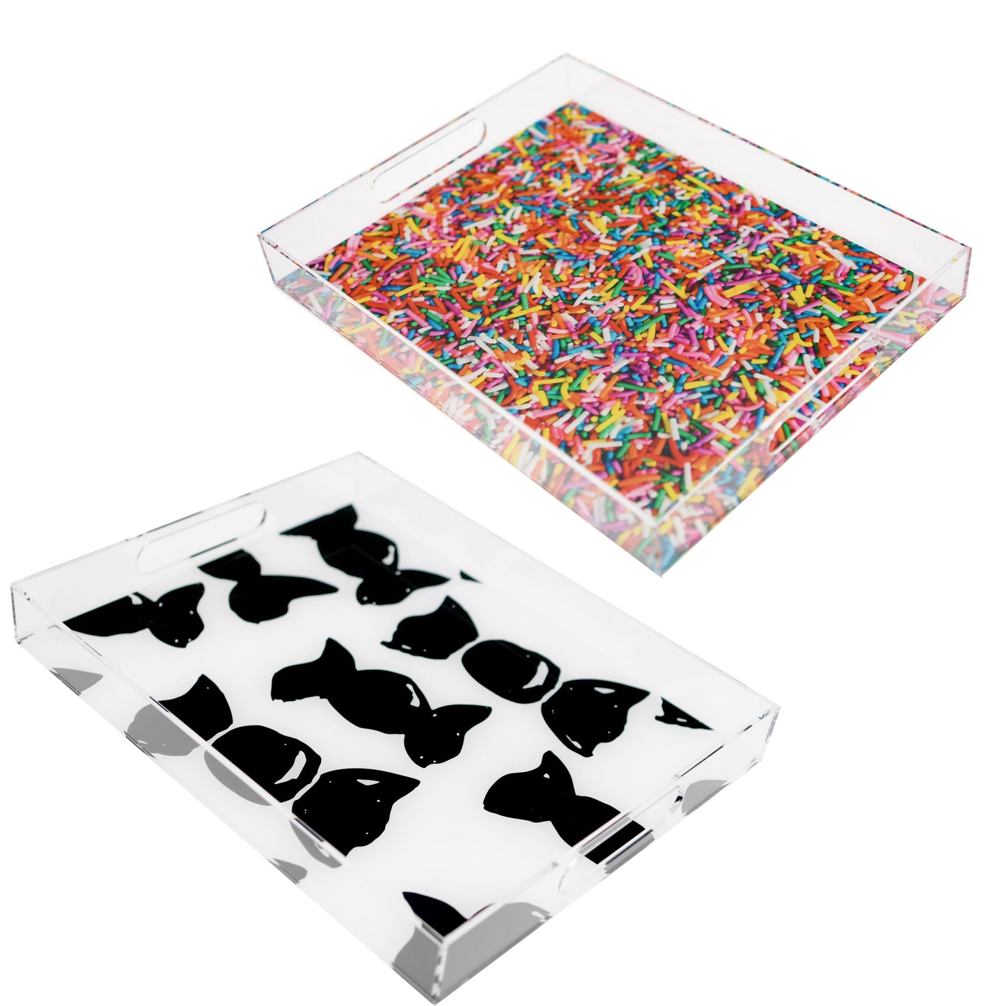 Artist Made Lucite Trays- Limited Edition