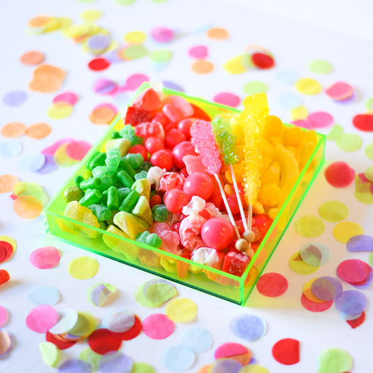 Spring Vibes MM candy tray + Can