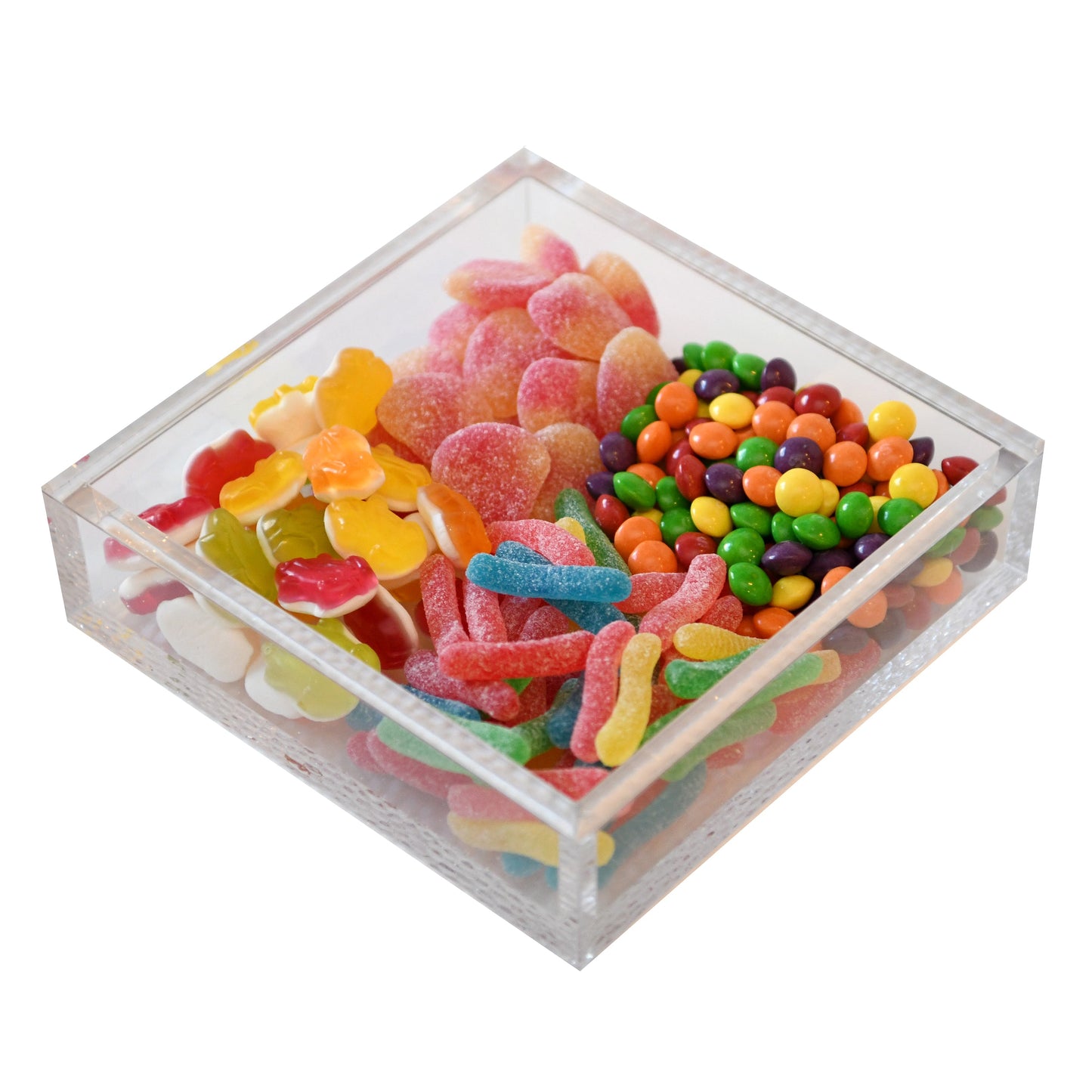 Square lucite assorted Candy 1