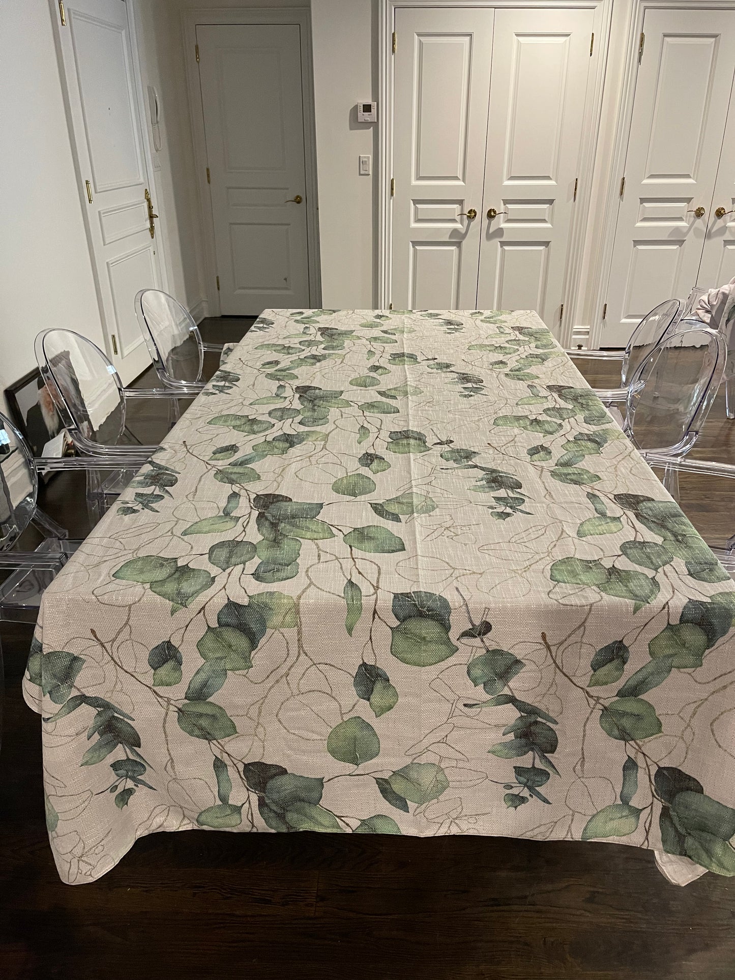 Green Leaf Burlap