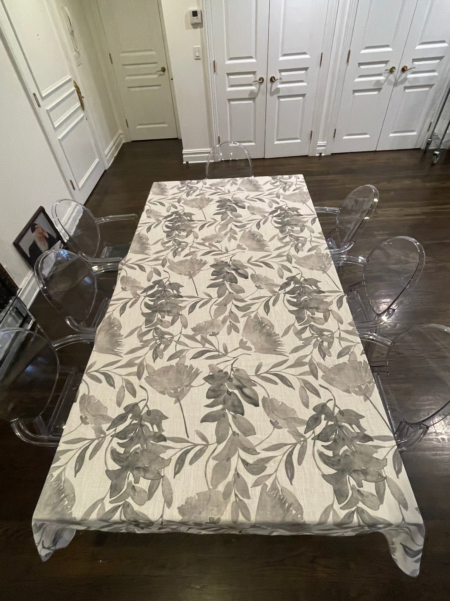 Black Watercolor Linen