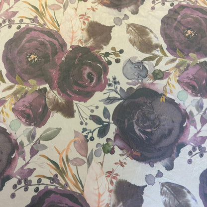 Purple Flower Velvet