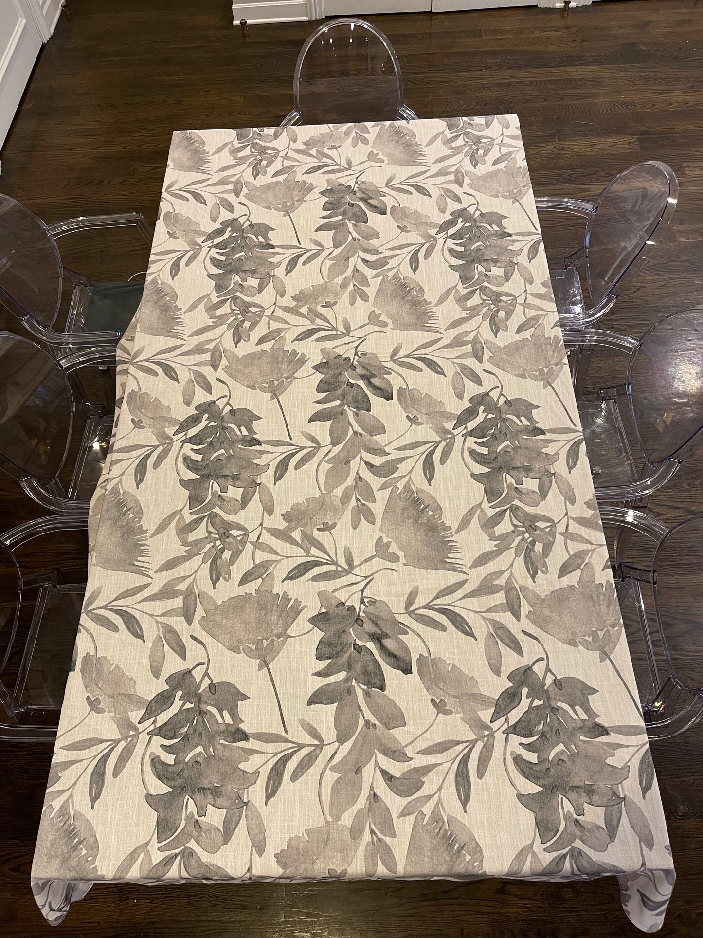 Black Watercolor Linen