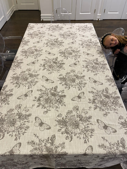 Taupey Toile Burlap