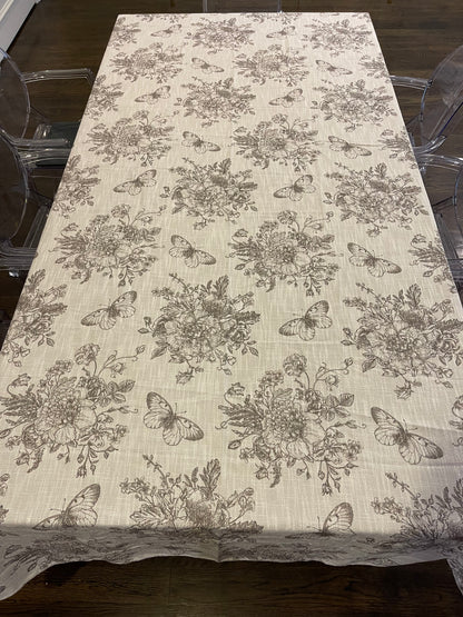 Taupey Toile Burlap
