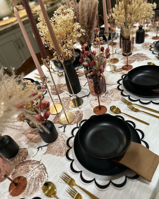 Bronze Leaf Linen