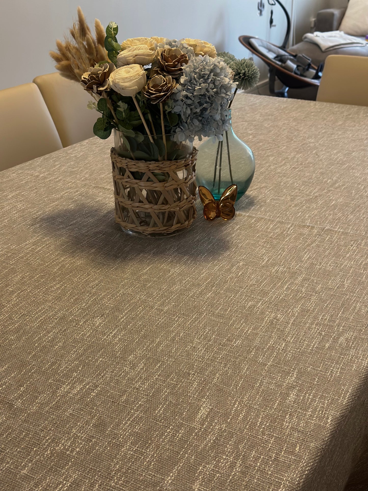 Solid: Grey Taupe Burlap